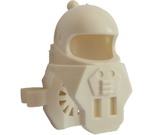 LEGO Wit Onderwater Helm met Antenne en Clips (6088)