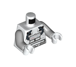 LEGO Wit V-Vleugel Piloot Torso (973 / 76382)