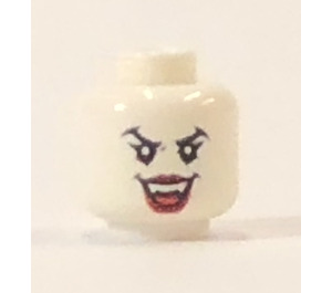 LEGO Weiß Vampire Bassist Kopf (Sicherheitsbolzen) (3626)