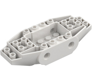 LEGO White Vehicle Base with 4 Pin Holes (65186)