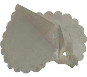 LEGO Blanco Veil con Scalloped Borde  (22503)