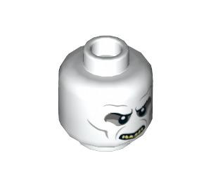LEGO Weiß Voldemort Minifigure Kopf (Einbau-Vollbolzen) (3626 / 27320)