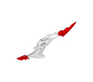 LEGO Blanc Arme 5 2007 avec Marbré Rouge Tips (57567)