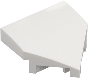 LEGO White Wedge 2 x 2 x 0.7 with Point (45°) (66956)