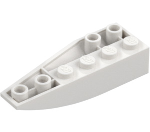 LEGO White Wedge 2 x 6 Double Inverted Right (41764)