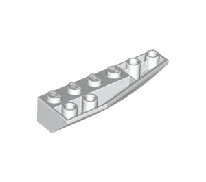 LEGO White Wedge 2 x 6 Double Inverted Right (41764)