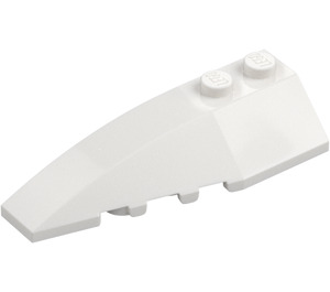 LEGO White Wedge 2 x 6 Double Left (5830 / 41748)