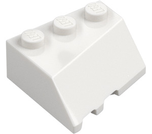 LEGO White Wedge 3 x 3 Right (48165)