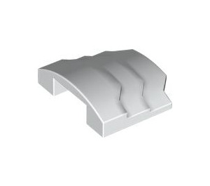 LEGO White Wedge 3 x 4 with Stepped Sides (66955)