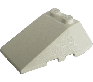 LEGO White Wedge 4 x 4 Triple with Stud Notches (48933)
