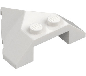 LEGO White Wedge 4 x 4 with Point (22391)