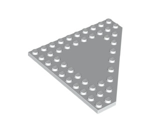 LEGO blanc Coin assiette 10 x 10 sans Coin sans Goujons au centre (92584)