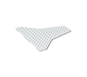 LEGO White Wedge Plate 14 x 16 Wing (6219)
