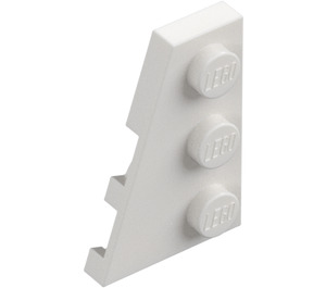 LEGO White Wedge Plate 2 x 3 Wing Left (43723)