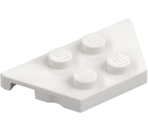 LEGO White Wedge Plate 2 x 4 (51739)