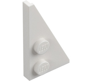 LEGO Bianco Cuneo Piastra 2 x 4 Ala Destra (65426)