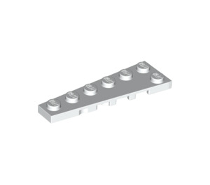LEGO White Wedge Plate 2 x 6 Left (78443)