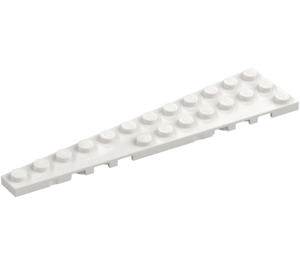 LEGO White Wedge Plate 3 x 12 Wing Left (47397)