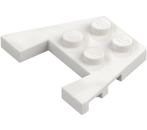 LEGO Blanco Cuña Placa 3 x 4 con muescas para espigas (28842 / 48183)