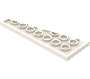 LEGO White Wedge Plate 3 x 8 Wing Left (3544)