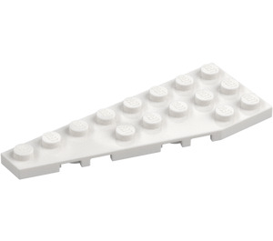 LEGO Blanc Pièce de monnaie assiette 3 x 8 Aile La gauche (50305)