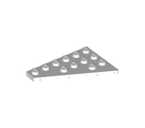 LEGO White Wedge Plate 4 x 6 Wing Left (48208)