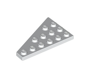 LEGO Weiß Keil Platte 4 x 6 Flügel Recht (48205)