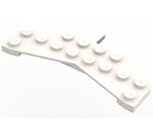 LEGO White Wedge Plate 4 x 8 Tail (3474)