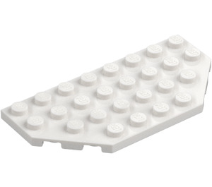 LEGO Wit Wig Plaat 4 x 8 met Hoeken (68297)