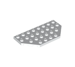 LEGO White Wedge Plate 4 x 8 with Corners (68297)