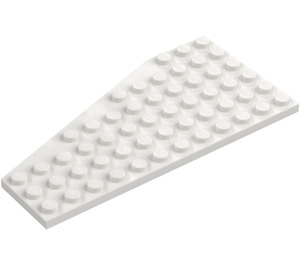 LEGO Hvit Kile Plate 6 x 12 Vinge Høyre (30356)