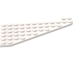 LEGO White Wedge Plate 7 x 12 Wing Left (3586)