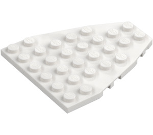 LEGO White Wedge Plate 7 x 6 with Stud Notches (50303)