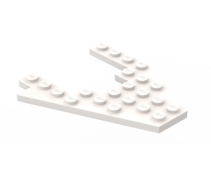 LEGO Hvit Kile Plate 8 x 8 med 4 x 4 UtskjæRing (4475)