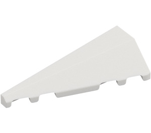 LEGO White Wedge Slope 2 x 5 (45°) Left (3504)