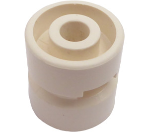 LEGO White Wheel Rim Ø11.5 x 12 Wide with Round Hole (6014)