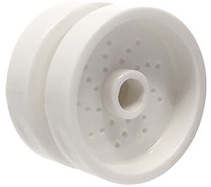 LEGO White Wheel Rim Ø18 x 12 with Brake Vents (66727)