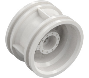 LEGO Bianco Ruota Bordo Ø30 x 20 senza fori per perni, con bordo rinforzato (56145)