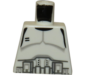 LEGO hvid hvid Star Wars Clone Trooper Torso uden arme (973)