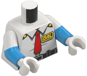 LEGO Weiß Wilbur Minifigur Torso (973)