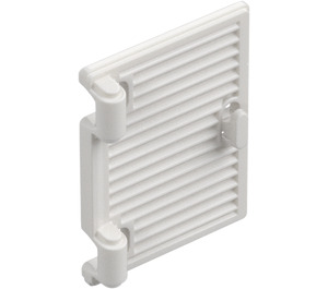 LEGO Bianco Finestra 1 x 2 x 3 Shutter con Hinges e maniglia (60800 / 77092)