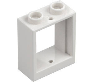 LEGO Bianco Telaio della finestra 1 x 2 x 2 (60592 / 79128)