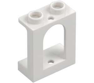 LEGO Bianco Telaio della finestra 1 x 2 x 2 con Arched Opening (90195)