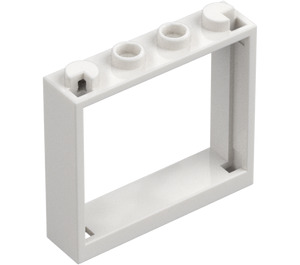 LEGO Vit Fönsterkarm 1 x 4 x 3 (60594)