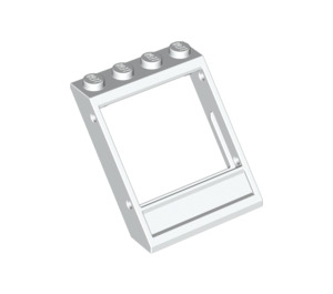 LEGO White Window Frame 4 x 4 x 3 Roof with Bottom Panel (60806)