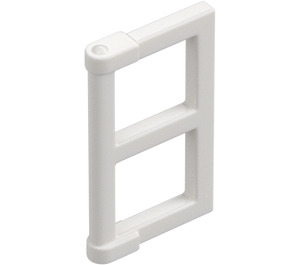 LEGO Blanc Fenêtre Pane 1 x 2 x 3 avec onglets de coin épais (28961 / 60608)