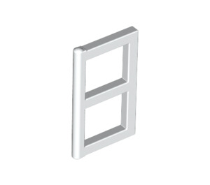 LEGO White Window Pane 1 x 2 x 3 without Thick Corners (3854)