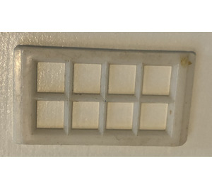 LEGO White Window with 8 Panes for Slotted Bricks