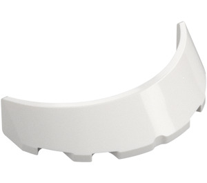 LEGO White Windscreen 1 x 3 x 6 Curved (35299 / 62360)