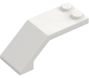 LEGO White Windscreen 2 x 5 x 1.3 (6070 / 35271)